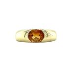 Gouden vintage ring met citrien 14 kt, Ophalen of Verzenden, Nieuw