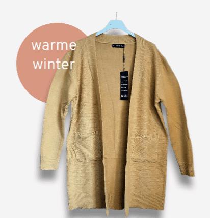 Warme vest in GEEL kleur met zijzakken voor dames maat, Kleding | Dames, Truien en Vesten