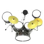 Miniatuur decoratief metallic drumstel, Verzamelen, Muziek, Artiesten en Beroemdheden, Ophalen of Verzenden, Nieuw, Overige typen