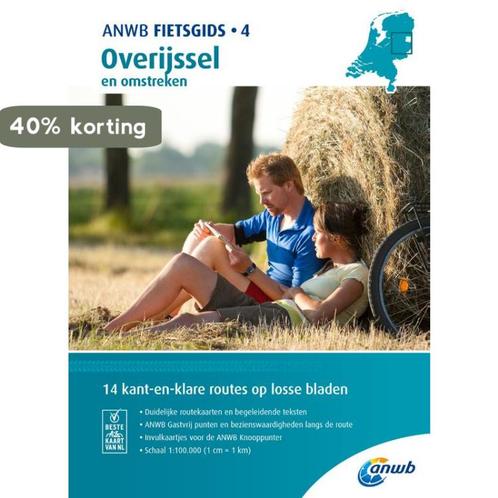 ANWB Fietsgids 4 Overijssel en omstreken 9789018043520 ANWB, Boeken, Reisgidsen, Zo goed als nieuw, Verzenden