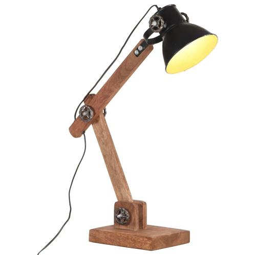 vidaXL Bureaulamp industrieel rond E27 58x18x90 cm zwart, Huis en Inrichting, Lampen | Overige, Nieuw, Verzenden