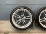 Originele BMW M2/M3/M4 M641 19 winterbanden set ca. 7mm, Auto-onderdelen, Gebruikt, 255 mm, Banden en Velgen, Winterbanden