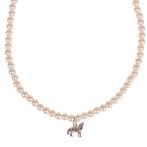 Parelketting Ivoorkleurige Imitatie Parels 6mm - Kindermaat, Ophalen of Verzenden, Nieuw