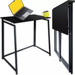 Ruhhy Inklapbaar Bureau Zwart – Compact en Stijlvol Werken, Ophalen of Verzenden, Nieuw in verpakking
