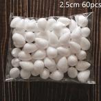 Styropor bolletjes, eivorm voor nylon bloemen +/-20 st bol, Hobby en Vrije tijd, Knutselen, Ophalen of Verzenden, Nieuw