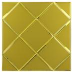 Zelfklevende Mozaïek Tegel - Afimera Gold Glass Mat - Goud, Ophalen of Verzenden, Nieuw