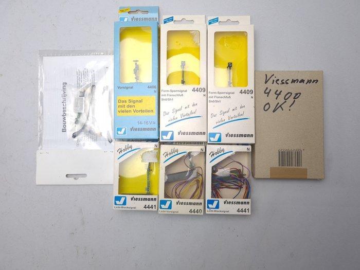 Viessmann N - 4400/4406/4409/4440/4441/6631 - Signalen (9) -, Hobby en Vrije tijd, Modeltreinen | N-Spoor