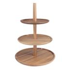 acaciahouten etagère | rond | 305(Ø) x 395(H)mm, Verzenden