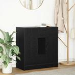 vidaXL Dressoir met lades en deuren 70,5x34x74,5 cm zwart, Verzenden, Nieuw, Overige houtsoorten