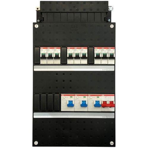 ABB groepenkast 9 groepen, 3 aardlekschakelaars, 1, Doe-het-zelf en Verbouw, Elektra en Kabels, Nieuw, Ophalen of Verzenden