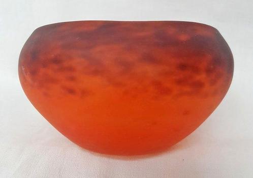 Schneider - Vaas - Glaspasta - Coupe bijoux, Antiek en Kunst, Antiek | Glas en Kristal
