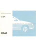 1996 SEAT IBIZA INSTRUCTIEBOEKJE NEDERLANDS, Auto diversen, Handleidingen en Instructieboekjes