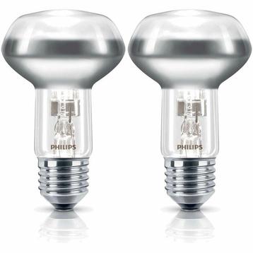 2 stuks Philips halogeen reflectorlamp R63 E27 28W Mat Ø6.. beschikbaar voor biedingen
