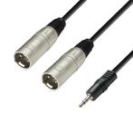 Adam Hall 3 Star YWMM 0300 verloopkabel 1x mini-jack naar 2x, Muziek en Instrumenten, Kabels en Stekkers, Ophalen of Verzenden