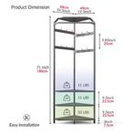 Hoekkapstok met Bank – Schoenenrek en 12 Haken, Huis en Inrichting, Woonaccessoires | Kapstokken, Verzenden, Nieuw
