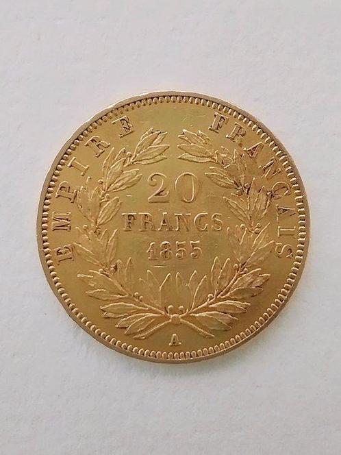 Frankrijk. Napoléon III. 20 Francs 1855-A, Paris, Postzegels en Munten, Munten | Europa | Euromunten