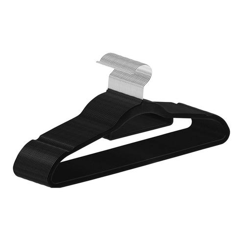 Fluwelen Kleerhangers / Kledinghanger - 30 Stuks - Zwart - A, Kleding | Dames, Kledinghangers, Nieuw, Verzenden
