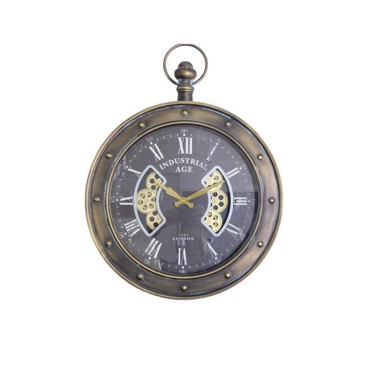 Wandklok Industrial Age model zakhorloge, Huis en Inrichting, Woonaccessoires | Klokken, Ophalen of Verzenden
