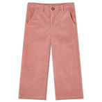 vidaXL Kinderbroek 92 ribfluweel oudroze, Verzenden, Nieuw