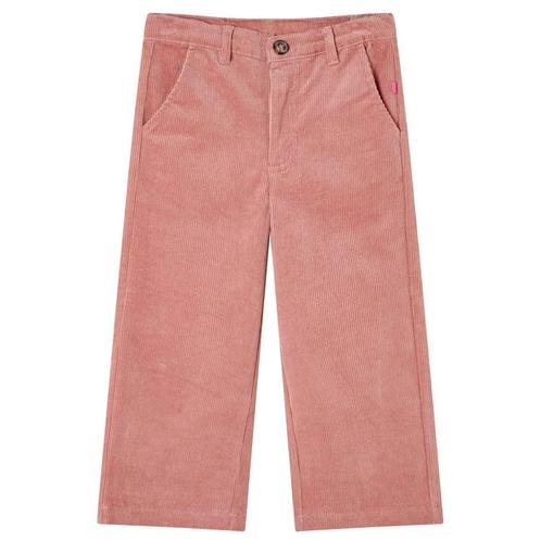 vidaXL Kinderbroek 92 ribfluweel oudroze, Kinderen en Baby's, Kinderkleding | Overige, Nieuw, Verzenden