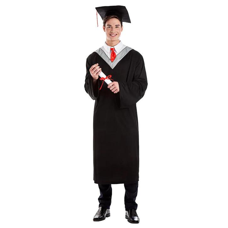 Klassieke Toga Zwart Man Graduated, Kleding | Heren, Carnavalskleding en Feestkleding, Nieuw, Ophalen of Verzenden