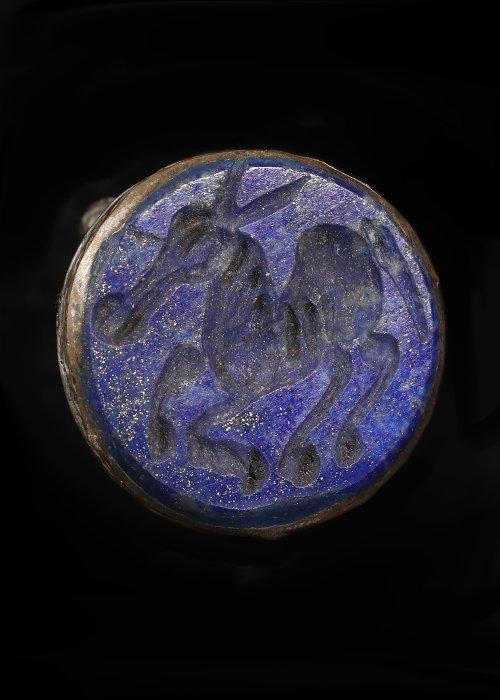 Islamitische Ottomaanse/Bedoeïnenstijl zilveren metaal Ring, Antiek en Kunst, Antiek | Overige Antiek