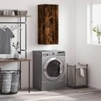 vidaXL Hangkast 34,5x34x90 cm gerookt eikenkleurig, Huis en Inrichting, Minder dan 50 cm, Verzenden, Nieuw, Minder dan 100 cm