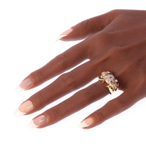 Zonder Minimumprijs - Ring - 18 karaat Geel goud - Diamant -, Sieraden, Tassen en Uiterlijk, Ringen