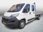 Citroën Jumper 131pk Open laadbak Dubbele Cabine, Auto's, Bestelauto's, Stof, Gebruikt, Euro 6, Citroën
