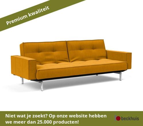 Innovation Splitback vouwbank 115x210 cm met armleuning /, Huis en Inrichting, Fauteuils, Nieuw, Overige materialen, Ophalen of Verzenden