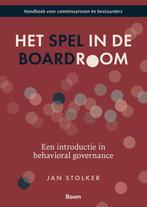 9789024458868 Het spel in de boardroom | Tweedehands, Verzenden, Zo goed als nieuw, Jan Stolker
