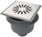 AQB vloerput 200x200 mm 6320, Doe-het-zelf en Verbouw, Buizen en Afvoer, Ophalen of Verzenden, Nieuw