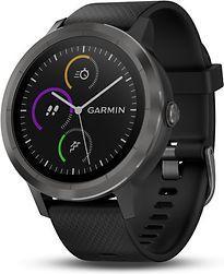 Garmin Vivoactive 3 30,4 mm steen met siliconen bandje zwart, Telecommunicatie, Overige Telecommunicatie, Zo goed als nieuw, Verzenden