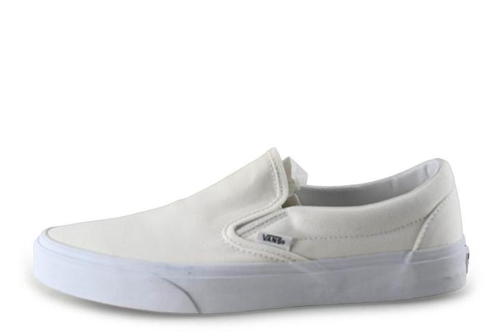 Vans Instappers in maat 42½ Wit | 20% korting, Kleding | Heren, Schoenen, Wit, Zo goed als nieuw, Overige typen, Verzenden