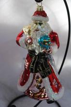 Italië: kerstman. kerstornament, glas, 2 stuks - Kerstballen, Diversen, Kerst, Nieuw