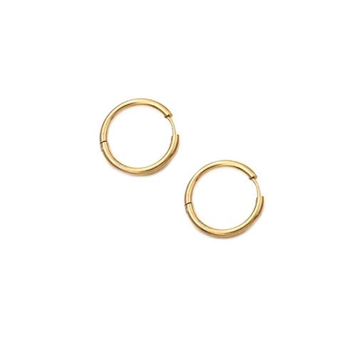 Gouden klapcreolen 18 mm, Sieraden, Tassen en Uiterlijk, Oorbellen, Nieuw, Verzenden