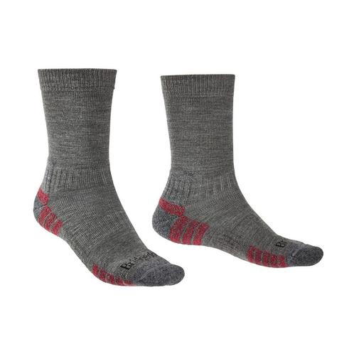 Bridgedale Hike Lightweight Merino Crew  Grijs - Heren(44-47, Sport en Fitness, Bergsport en Wandelen, Kleding, Nieuw, Verzenden