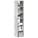 vidaXL Boekenkasten 2 st stapelbaar 30x30x80cm bewerkt hout, Verzenden, Nieuw