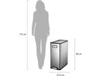 EKO - Ecofly pedaalemmer 45 liter - Stainless steel Plastic, Huis en Inrichting, Verzenden, Zo goed als nieuw