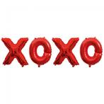 Ballonnen Letter Set xoxo Rood 41cm, Verzenden, Nieuw