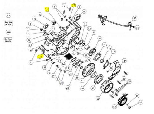 Royal Enfield GEAR POSITION SENSOR - 574024H Scram 411, Motoren, Onderdelen | Merk-onafhankelijk, Nieuw, Verzenden
