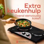 2dekans | KitchenBrothers Elektrische Kookplaat - 2 Pits -, Witgoed en Apparatuur, Kookplaten, Ophalen of Verzenden, Zo goed als nieuw