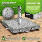 Parasolvoet op wielen - Verrijdbaar - Graniet - 27kg - 16-48, Tuin en Terras, Verzenden, Zo goed als nieuw