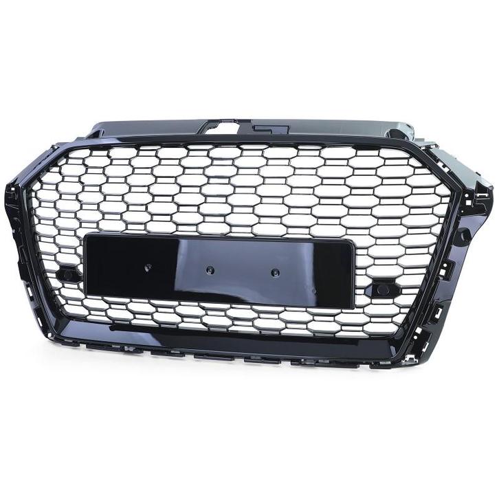 Grill Audi A3 8V RS3 look 17-20 Glans Zwart, Auto-onderdelen, Overige Auto-onderdelen, Ophalen of Verzenden