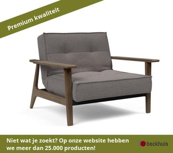 Innovation Splitback stoel 115x90 cm met armleuning - Grijs beschikbaar voor biedingen