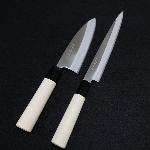 Seki Tokimune  - Keukenmes - Sashimi-mes en Deba-mes -, Antiek en Kunst, Antiek | Keukenbenodigdheden