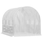 TRUUSK Foliekas 2,95x2x2m Tunnel Met Oprolbare Ramen, UV-bes, Verzenden, Nieuw