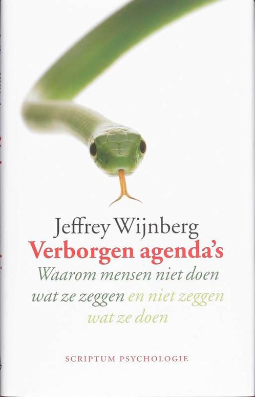 Verborgen agendas / Scriptum psychologie 9789055945603, Boeken, Psychologie, Gelezen, Verzenden