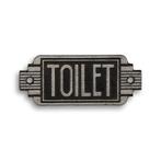 GIETIJZEREN ART DECO BORD TOILET (Beeldjes - Decoratie), Verzenden