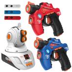 2 Mini laserguns + projector - Lasergame set met projector, Ophalen of Verzenden, Nieuw